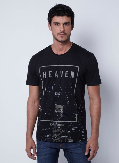 CAMISETA JOHN JOHN LOGO BRANCA MASCULINA 42542243