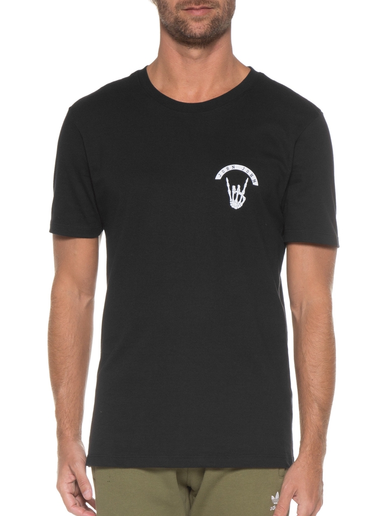 Camiseta John John Masculina JJ Logo Preta - Compre Agora