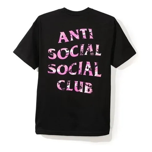 camo anti social social club moletom com capuz
