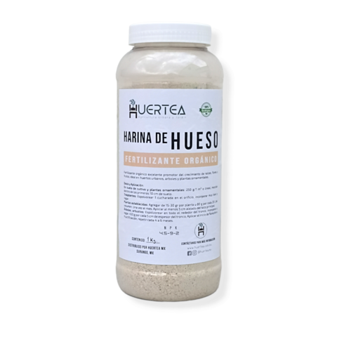 Harina de hueso, 1kg Comprar en Huertea