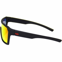 Óculos HB Carvin 2.0 Matte Preto Lente Vermelha - Bikeweb