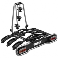 Thule EuroRide Suporte de Plataforma Para 3 Bicicletas Para Engate 7 Pinos Preto/Alumínio