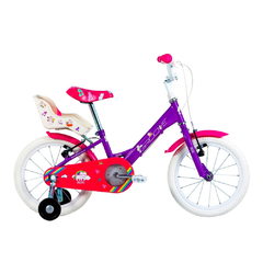 Bicicleta Infantil Groove Unilover Aro 16 Violeta