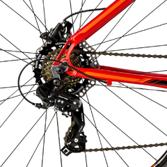 Bicicleta MTB Groove Hype 30 19 21V HD Disc Laranja/Preto - loja online