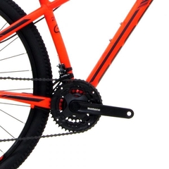Bicicleta MTB Groove Hype 10 19 21v Md Vermelho/Laranja/Preto - loja online