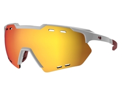 Óculos de Sol HB Shield Evo R Com Três Lentes Road 02 - Branco - Bikeweb