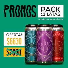 Pack x 12 latas surtidas - Marzo verde