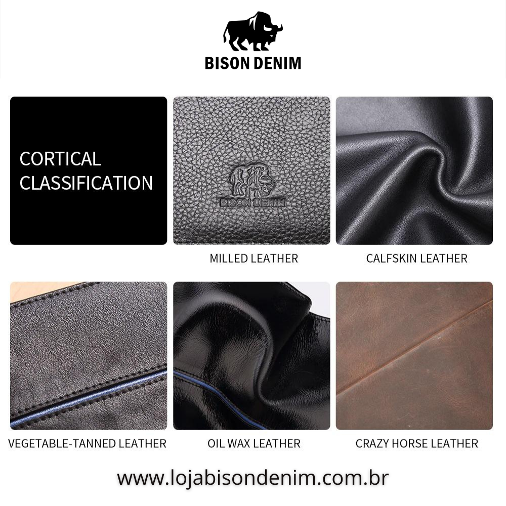 Os melhores produtos em couro legítimo - Bison Denim