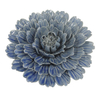 Flor decorativa azul