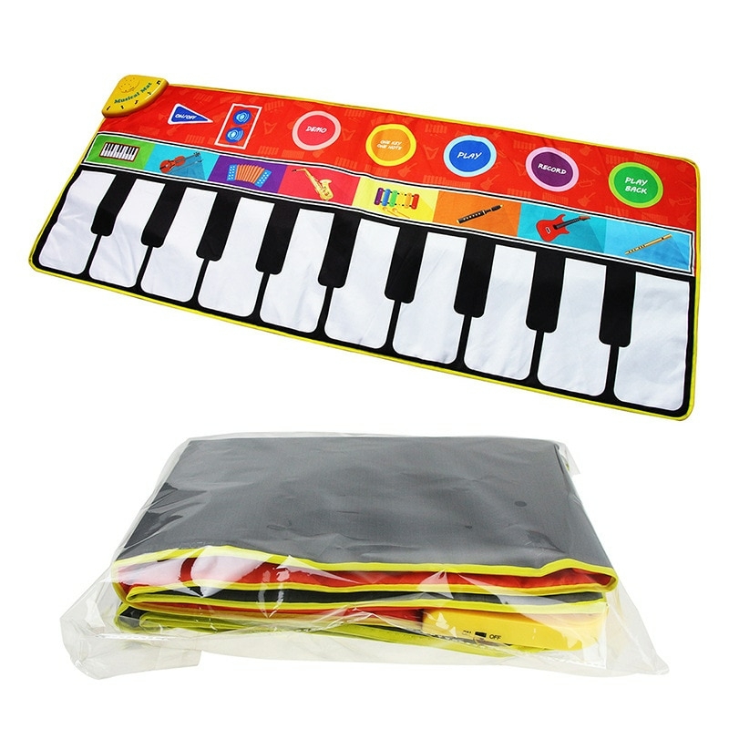 Tapete Musical  jogo musical macio,teclado piano musical para