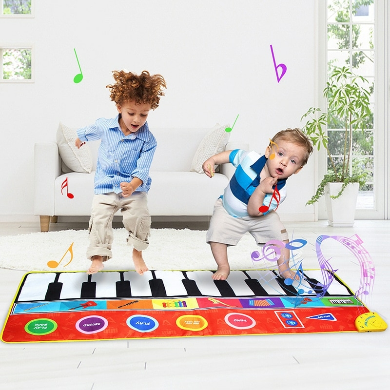Esteira Musical do bebê do tamanho grande, Brinquedo do piano, Tocar música,  Educação Infantil, Aprender Crianças