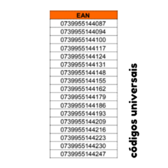 100 Códigos de Barras EAN-13 na internet