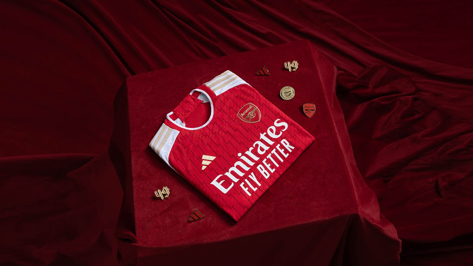 Camisa titular do Arsenal 2023-2024 Adidas