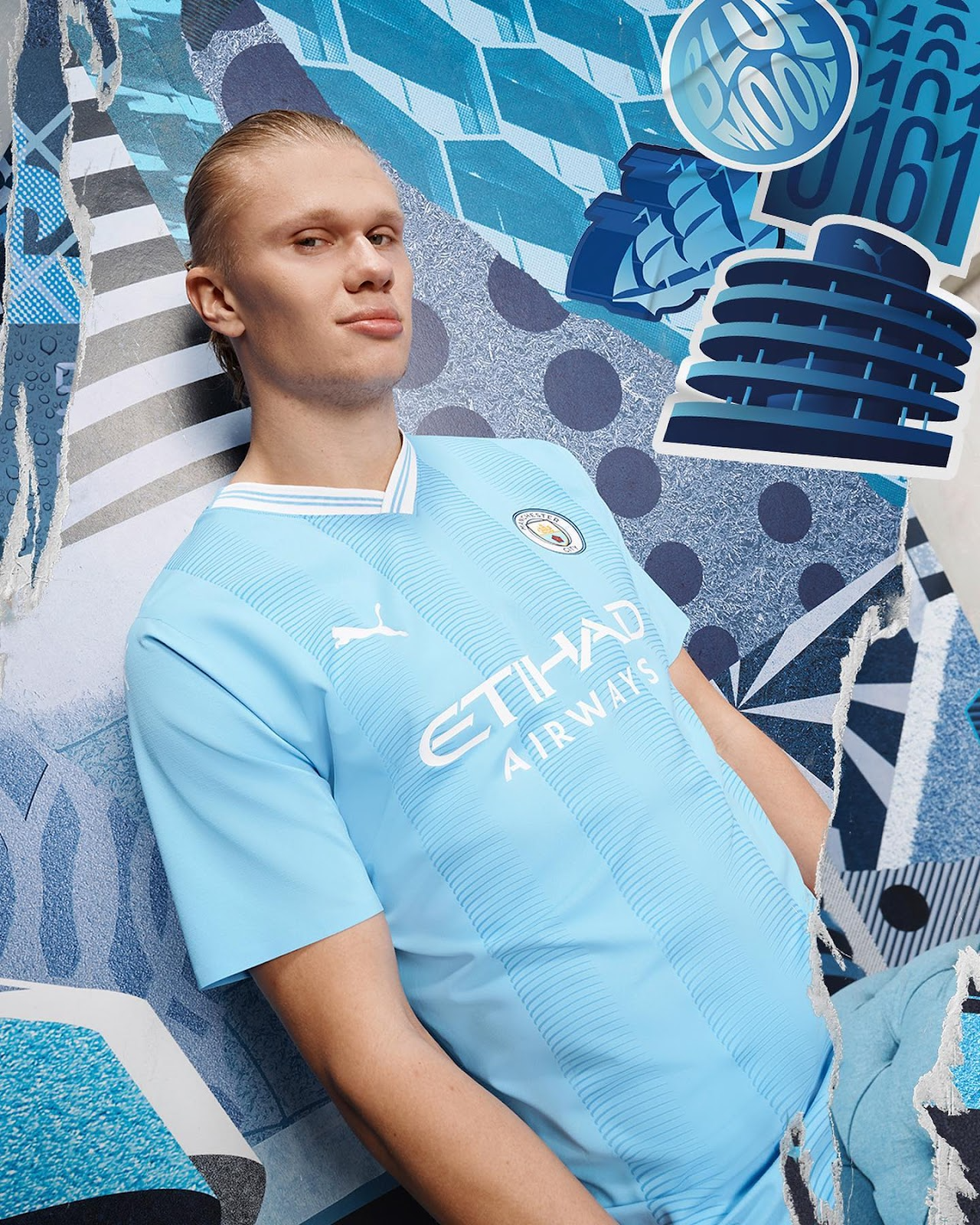 Camisa titular do Manchester City 2023-2024 PUMA