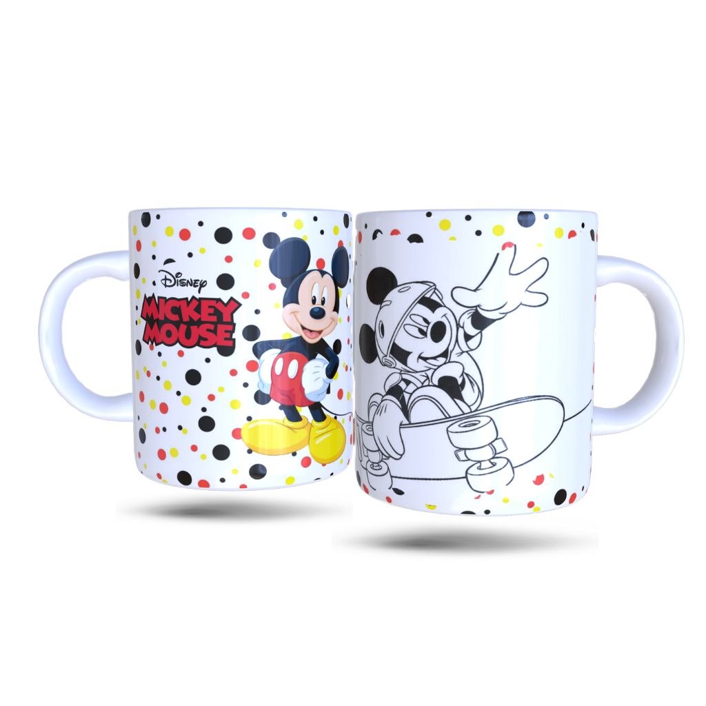 Caneca Dragon Ball Goku para colorir com brinde