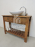VANITORY ESTILO CAMPO 60CM MADERA MACIZA + BACHA LOZA Y GRIFERIA ! - comprar online