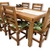 JUEGO DE COMEDOR. MESA 1,60 MTS + 6 SILLAS ANATÓMICAS + CETOL !! EN MADERA NOBLE. AMPLIA GARANTÍA ESTRUCTURAL !! - comprar online