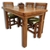 MESA 1,20 MTS EN MADERA NOBLE. MADERA MACIZA %100, ARAUCARIA. AMPLIA GARANTÍA ESTRUCTURAL. ENTREGA INMEDIATA !! en internet