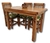 MESA DE COMEDOR, COCINA 1 MTS EN MADERA NOBLE !! IMPERDIBLE - comprar online