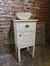 VANITORY VINTAGE MADERA MACIZA ! PATINADO ANTIGUO CON HERRAJES.