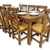 JUEGO DE COMEDOR. MESA 1,80 MTS + 8 SILLAS ANATÓMICAS + CETOL !! EN MADERA NOBLE. AMPLIA GARANTÍA. en internet