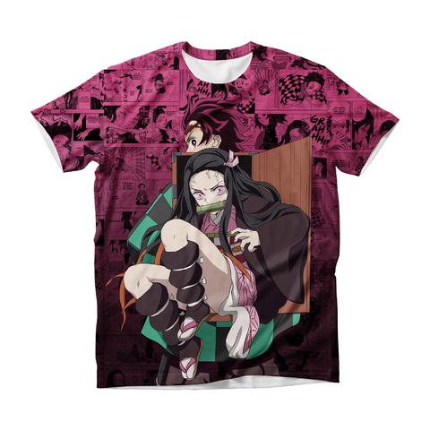 Camisa Camiseta Nezuko Oni Demon Slayer 2
