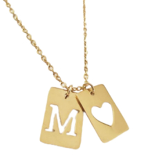 Collar con placa - comprar en línea