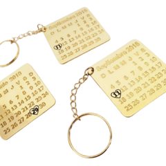 Llavero calendario personalizado