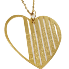 Collar corazón nombres (hasta 8 nombres)