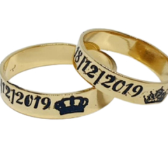 Duo anillos personalizados
