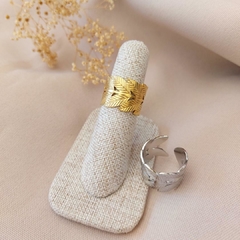 Anillo ajustable hojas