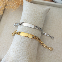 Pulsera cartier con placa