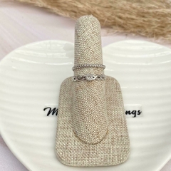 Anillo Celia Plateado - comprar en línea