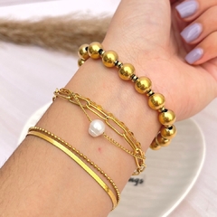Pulsera Mara dorada - comprar en línea