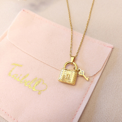 Collar candado y llave