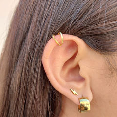 Earcuff doble aro y cuerda - comprar en línea