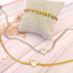 GARGANTILLA SNAKE CORAZON - comprar en línea