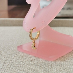Arracada con luna colgante - comprar en línea