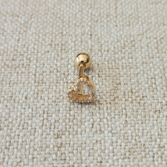 Piercing corazón contorno - comprar en línea