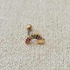 Piercing arcoíris colores - comprar en línea
