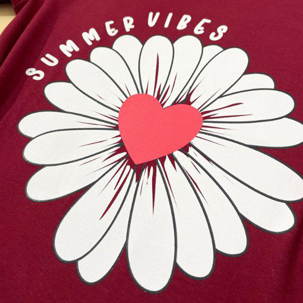 T-shirt com Amarração Summer Vibe - Vendaecia