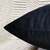 2 Capa de almofada Suede Lisa Decorativa Preta 45cm x 45cm - Newmix