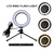 Kit Ring Light 16cm com Suporte de Mesa para Celular Youtube - Newmix