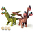 Brinquedo Dinossauro Com 3 Cabeças Anda Põe Ovo C/ Som E Luz na internet