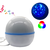 Luminária Giratória RGB Disco Projetor Música Bluetooth