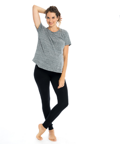 CALZA FIT NEGRA jersey algodón lycra en internet