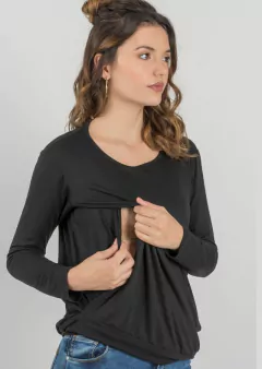 REMERA LACTANCIA LENA NEGRA en internet