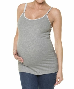 CAMISETA DE LACTANCIA GRIS - comprar online