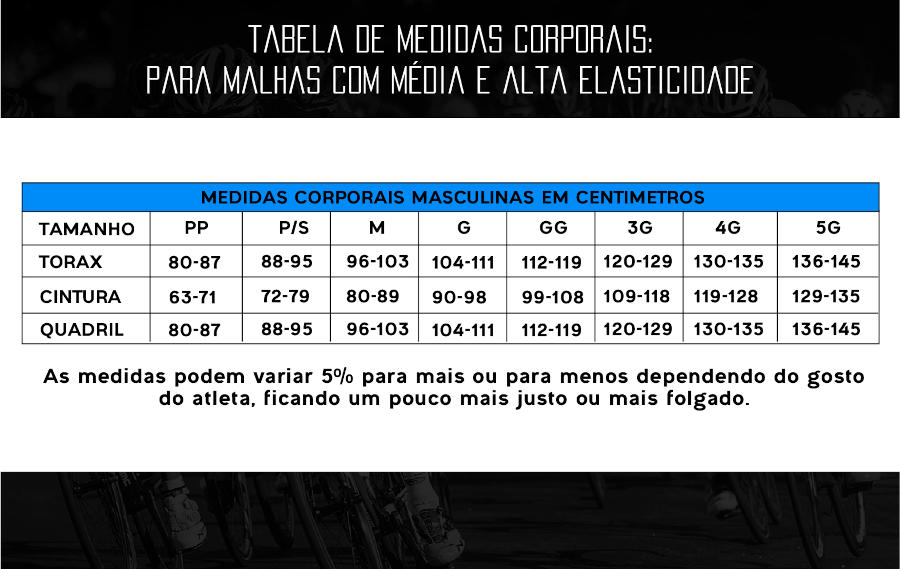 Tabela de Medidas