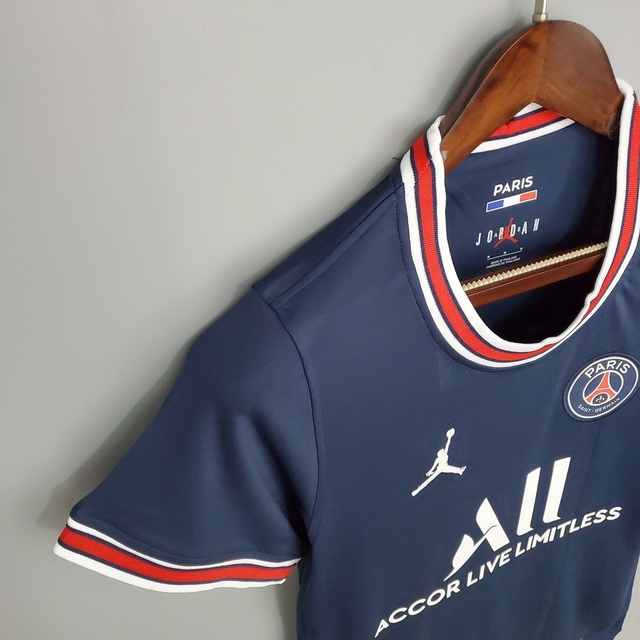 camisa psg azul feminina